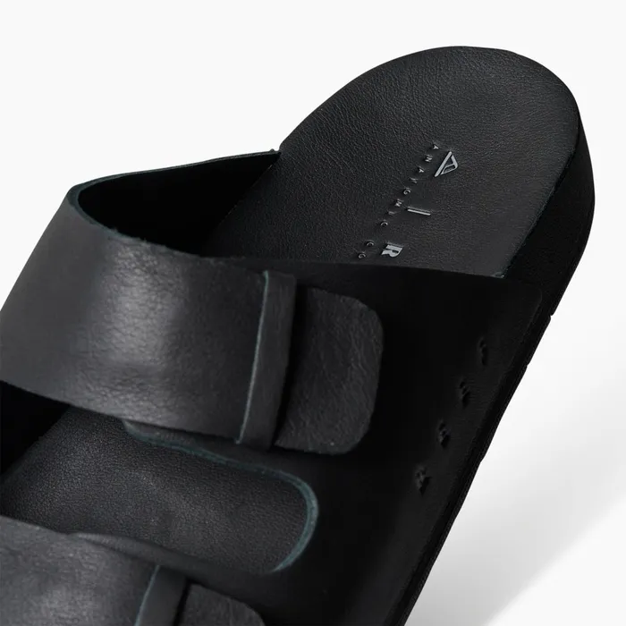 Men Reef Sandals Ojai Two Bar Black Men Reef Sandals Ojai Two Bar Black