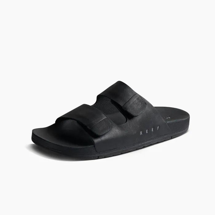 Men Reef Sandals Ojai Two Bar Black Men Reef Sandals Ojai Two Bar Black