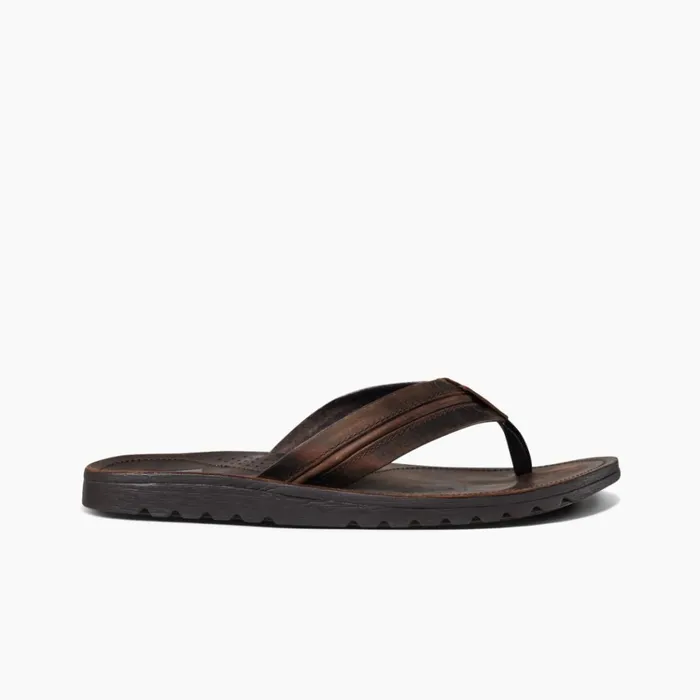 Men Reef Sandals Voyage Lux Dark Brown