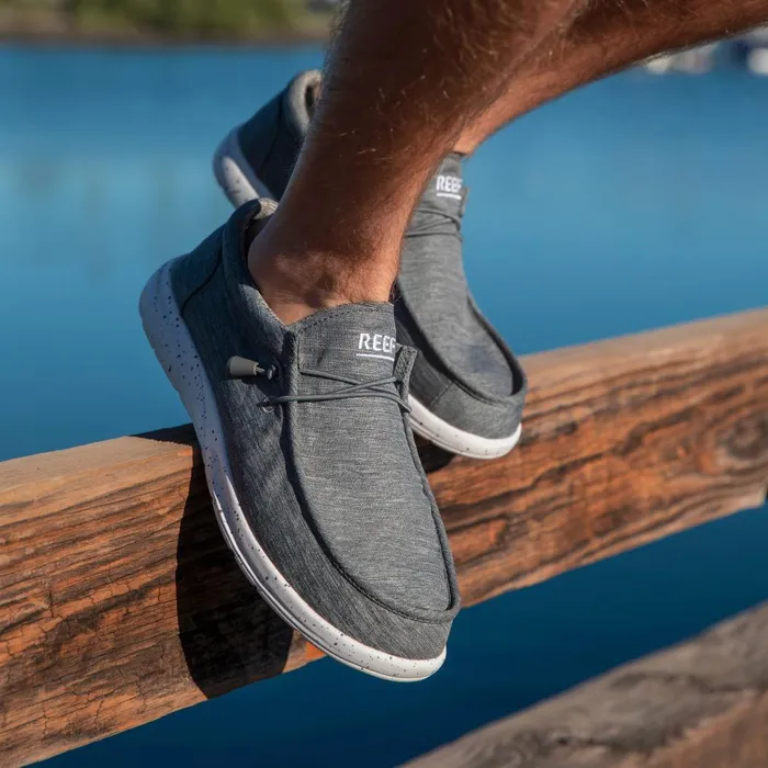 Men Reef Shoes Cushion Coast Tx Charcoal Men Reef Shoes Cushion Coast Tx Charcoal