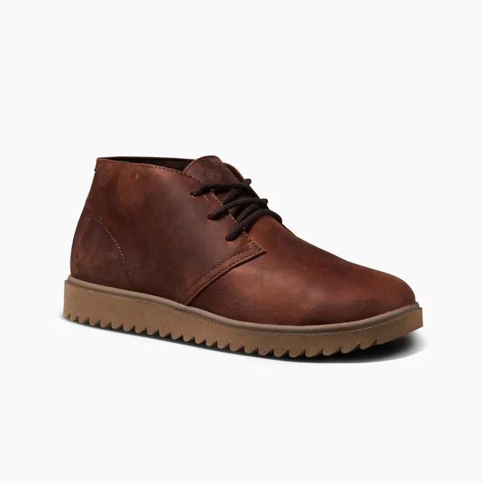 Men Reef Shoes Leucadian Brown Leather Men Reef Shoes Leucadian Brown Leather