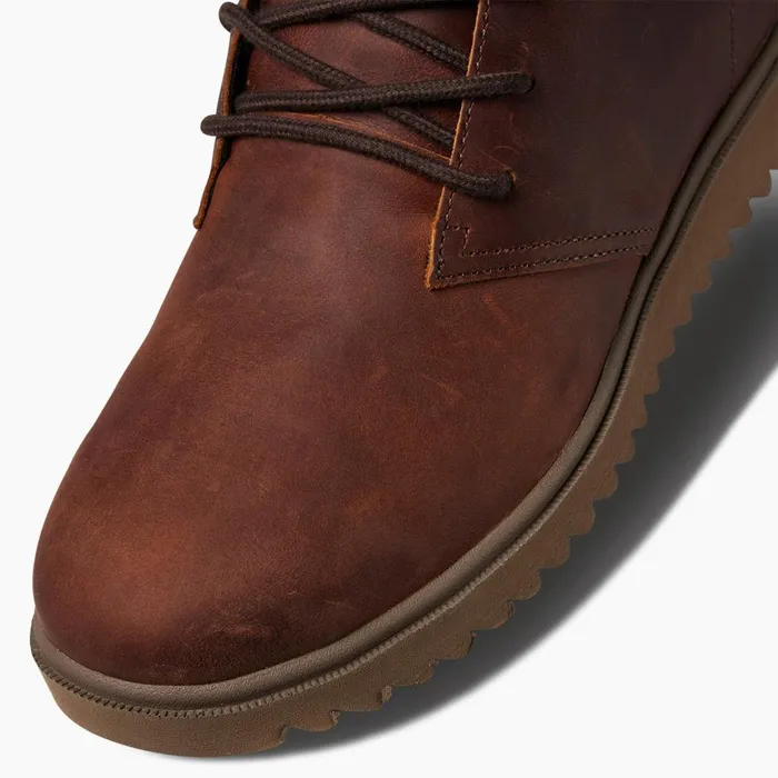Men Reef Shoes Leucadian Brown Leather Men Reef Shoes Leucadian Brown Leather