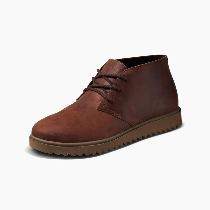 Men Reef Shoes Leucadian Brown Leather Men Reef Shoes Leucadian Brown Leather