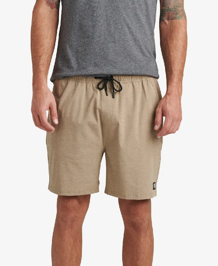 Men Reef Shorts Boardshorts and Pants Fields 17 Elastic Waist Walk Short Kelp