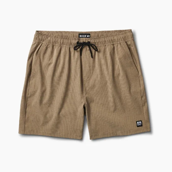Men Reef Shorts Boardshorts and Pants Fields 17 Elastic Waist Walk Short Kelp Men Reef Shorts Boardshorts and Pants Fields 17 Elastic Waist Walk Short Kelp