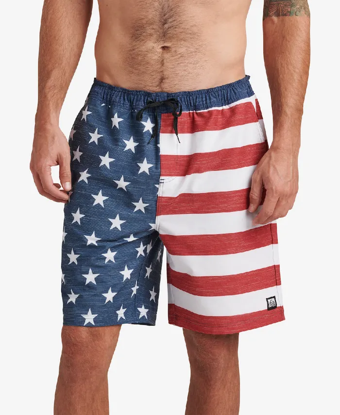 Men Reef Shorts Boardshorts and Pants Hancock E Waist Short Insigna Blue