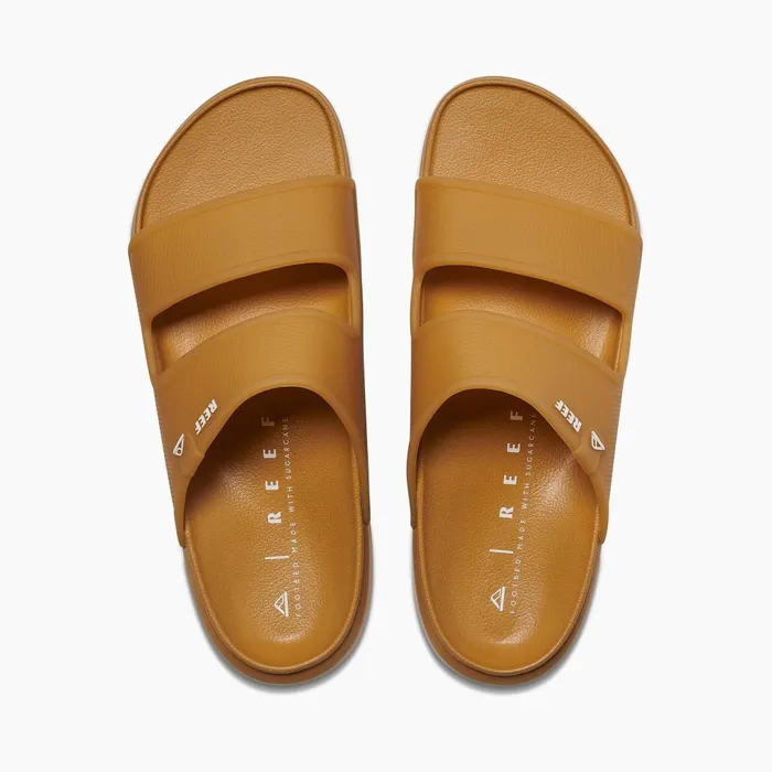 Men Reef Slides Oasis Double Up Tan Men Reef Slides Oasis Double Up Tan