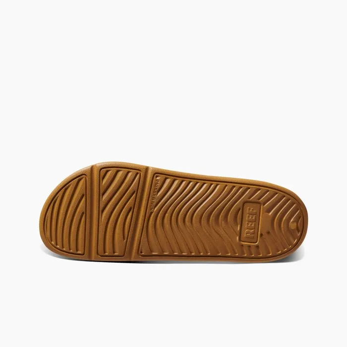 Men Reef Slides Oasis Double Up Tan Men Reef Slides Oasis Double Up Tan