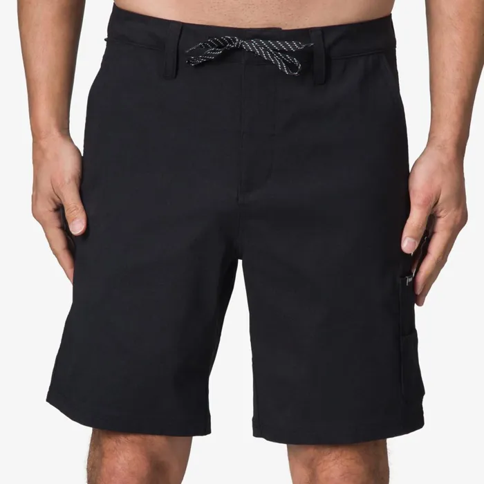 Men Reef Surf Shirts and UPF Apparel Bramble Utility Upf 40 Walkshort Caviar