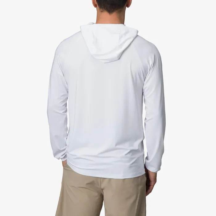 Men Reef Surf Shirts and UPF Apparel Wellie Long Sleeve Hooded Surf Shirt Upf 50 Bright White Men Reef Surf Shirts and UPF Apparel Wellie Long Sleeve Hooded Surf Shirt Upf 50 Bright White