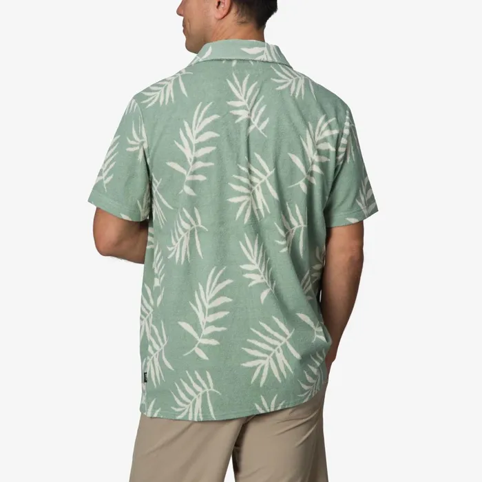 Men Reef TShirts and Shirts Kenji Short Sleeve Terry Knit Shirt Almond Milk Men Reef TShirts and Shirts Kenji Short Sleeve Terry Knit Shirt Almond Milk