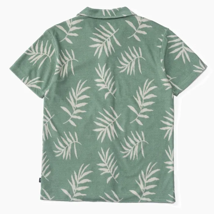 Men Reef TShirts and Shirts Kenji Short Sleeve Terry Knit Shirt Almond Milk Men Reef TShirts and Shirts Kenji Short Sleeve Terry Knit Shirt Almond Milk