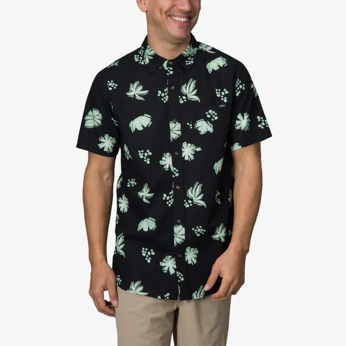 Men Reef TShirts and Shirts Lawson Short Sleeve Shirt Caviar