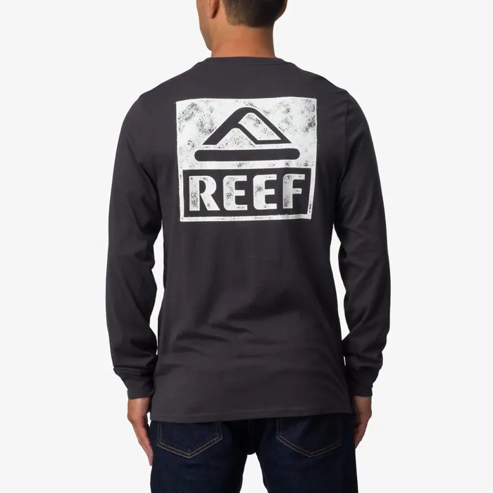 Men Reef TShirts and Shirts Wellie Ls Graphic Tee Phantom