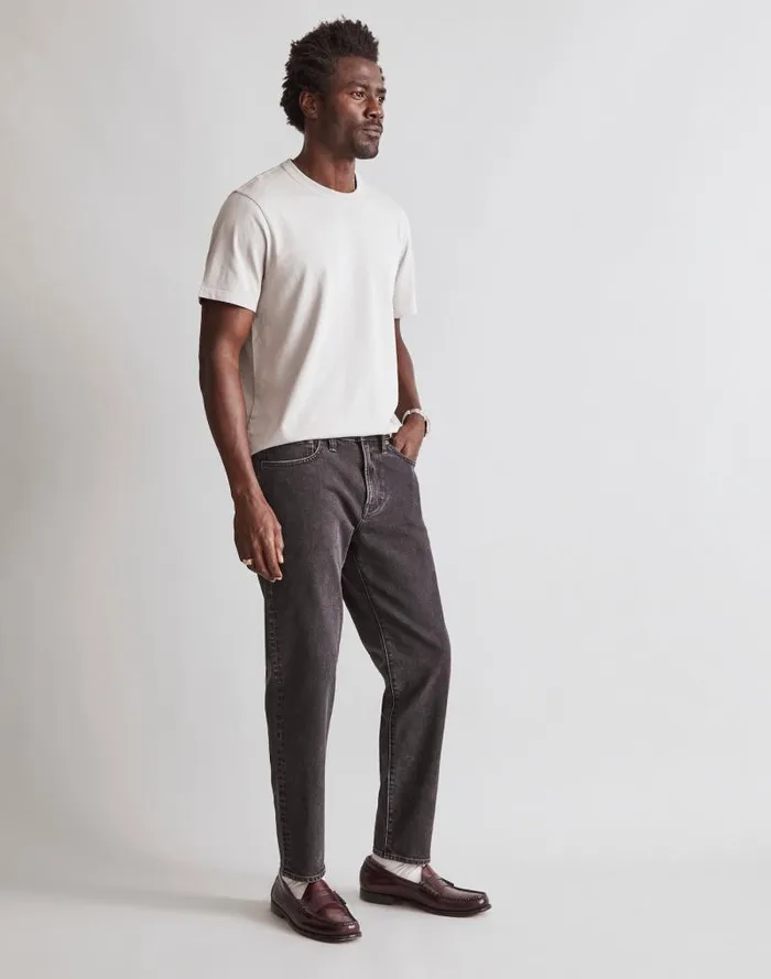 Men Relaxed Taper Jeans Hanlock Wash Madewell Jeans