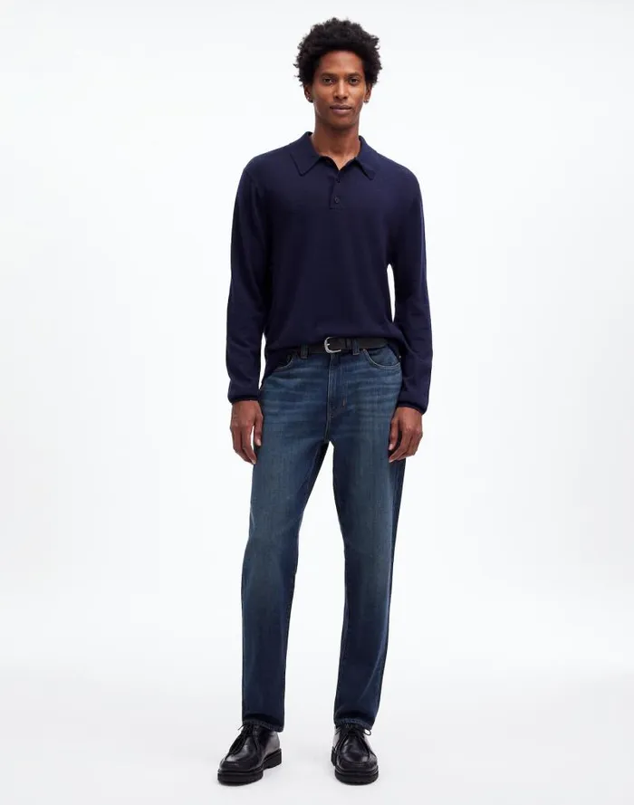 Men Relaxed Taper Jeans Leeds Wash Madewell Jeans