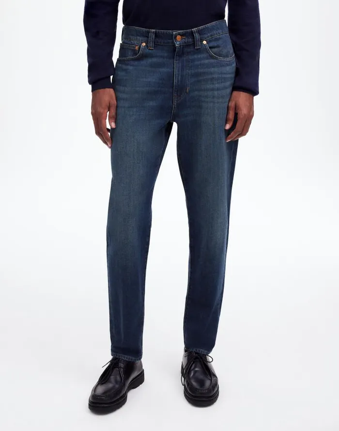 Men Relaxed Taper Jeans Leeds Wash Madewell Jeans