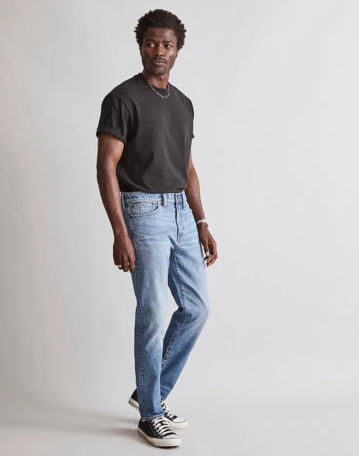 Men Relaxed Taper Jeans Marcey Wash Madewell Jeans