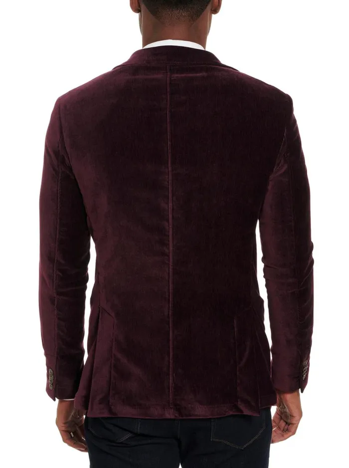 Men Robert Graham Blazers MARCELLA BLAZER LONG FIT EGGPLANT