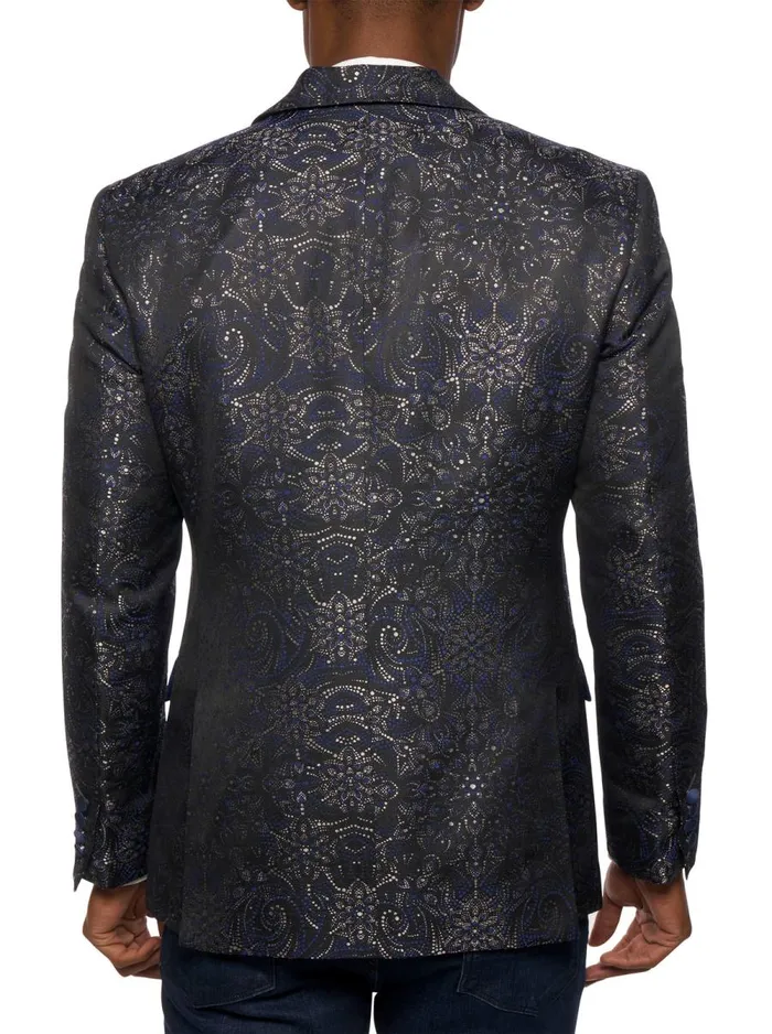 Men Robert Graham Blazers SPACECRAFT BLAZER JACKET NAVY