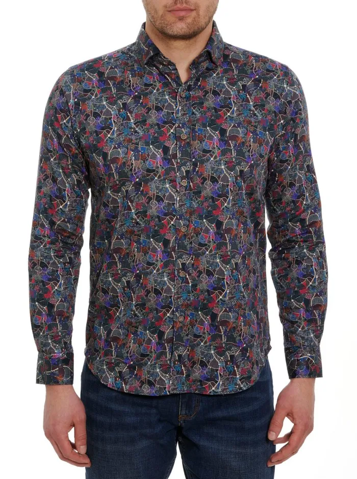 Men Robert Graham Button Down Shirts ASHBOURNE LONG SLEEVE BUTTON DOWN SHIRT MULTI Men Robert Graham Button Down Shirts ASHBOURNE LONG SLEEVE BUTTON DOWN SHIRT MULTI