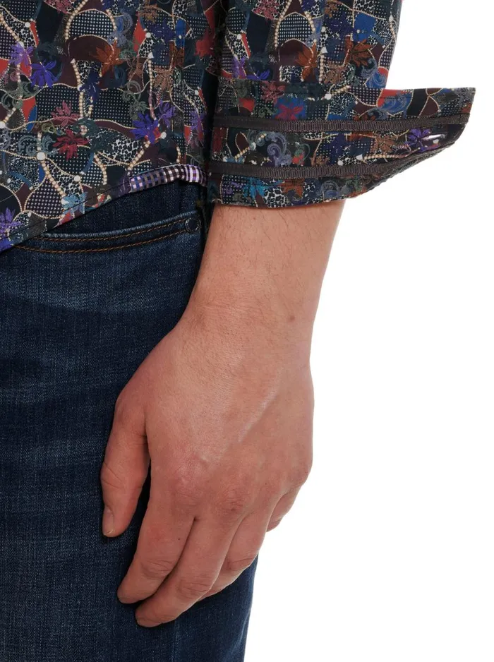 Men Robert Graham Button Down Shirts ASHBOURNE LONG SLEEVE BUTTON DOWN SHIRT MULTI