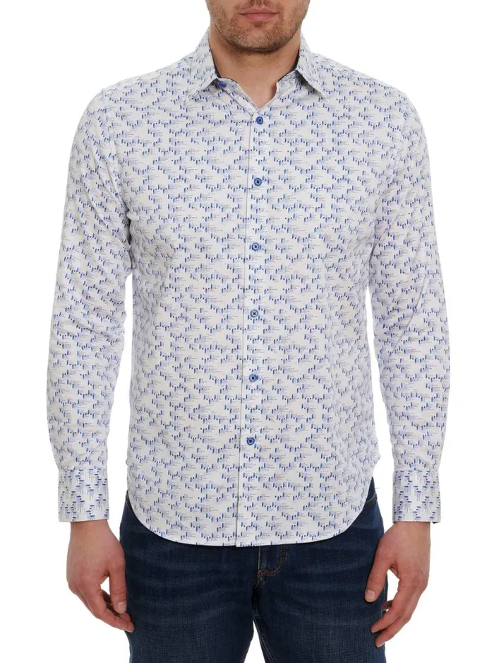 Men Robert Graham Button Down Shirts BANDWIDTH LONG SLEEVE BUTTON DOWN SHIRT BLUE Men Robert Graham Button Down Shirts BANDWIDTH LONG SLEEVE BUTTON DOWN SHIRT BLUE