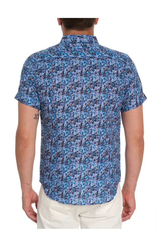 Men Robert Graham Button Down Shirts ELMONT SHORT SLEEVE BUTTON DOWN SHIRT MULTI