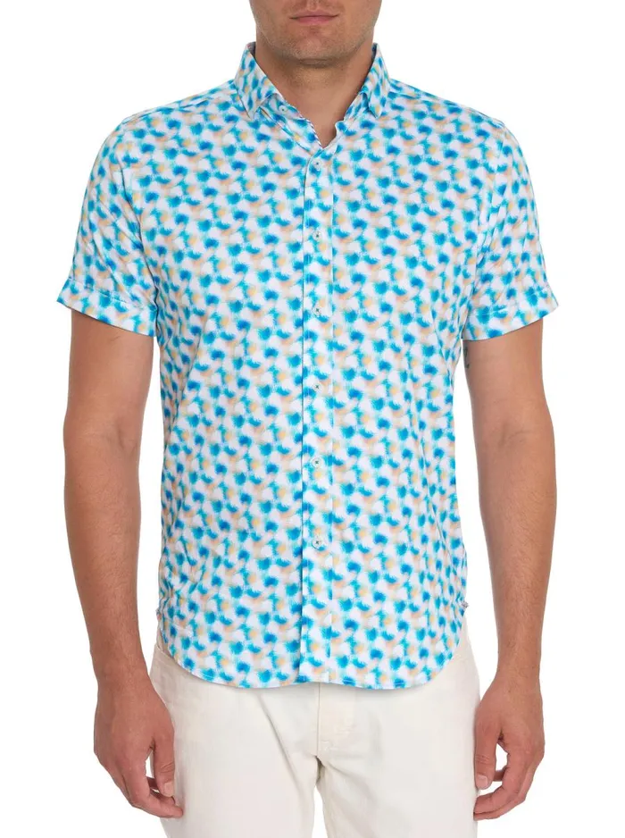 Men Robert Graham Button Down Shirts HEWLETT SHORT SLEEVE BUTTON DOWN SHIRT MULTI Men Robert Graham Button Down Shirts HEWLETT SHORT SLEEVE BUTTON DOWN SHIRT MULTI