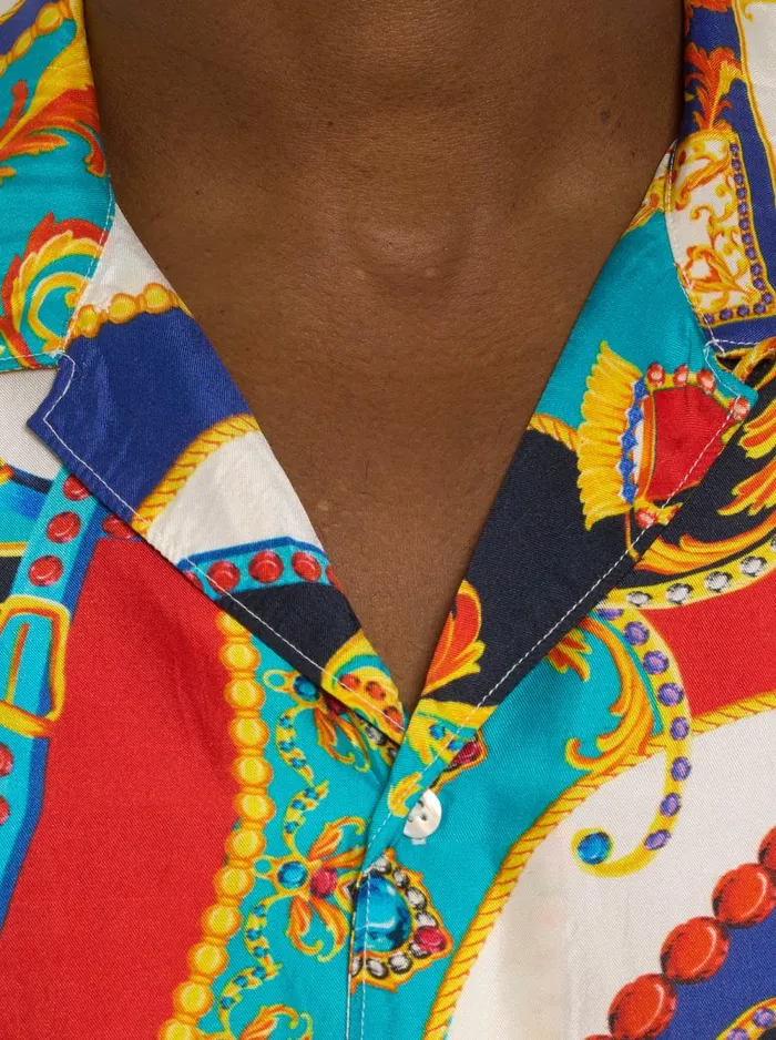 Men Robert Graham Button Down Shirts LIMITED EDITION MORE MORE MORE SHORT SLEEVE BUTTON DOWN SHIRT MULTI