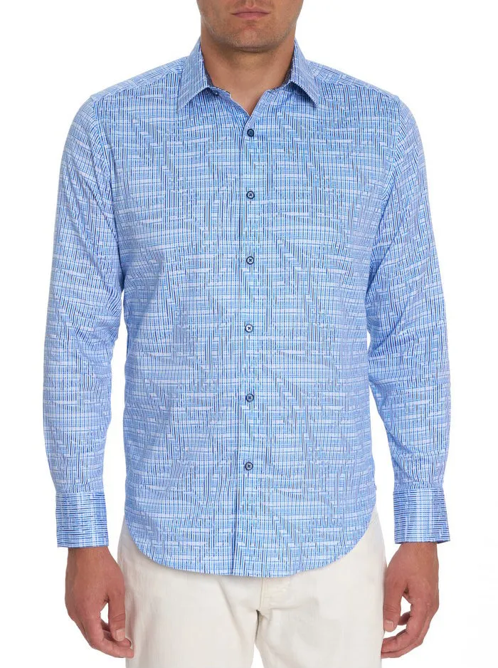 Men Robert Graham Button Down Shirts MEISLER LONG SLEEVE BUTTON DOWN SHIRT BLUE Men Robert Graham Button Down Shirts MEISLER LONG SLEEVE BUTTON DOWN SHIRT BLUE