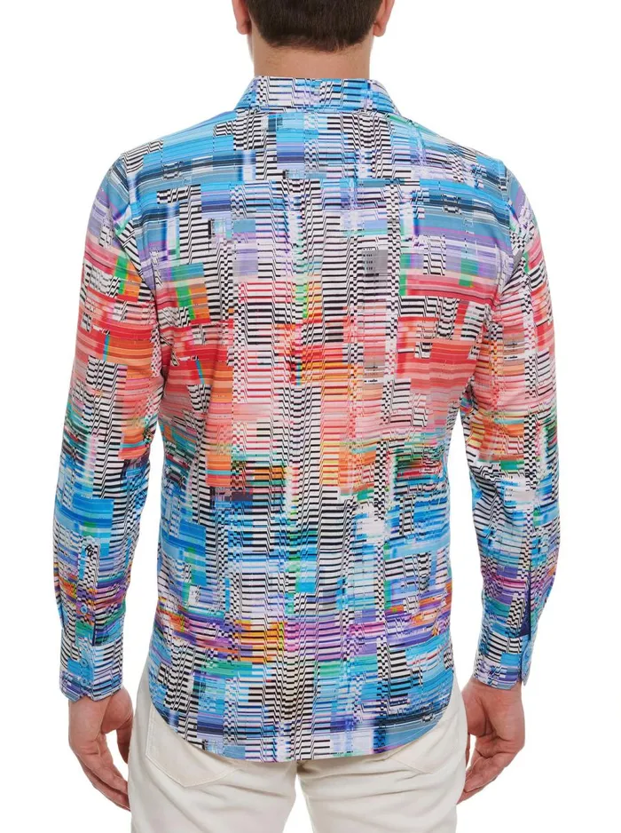 Men Robert Graham Button Down Shirts RIGEL LONG SLEEVE BUTTON DOWN SHIRT MULTI