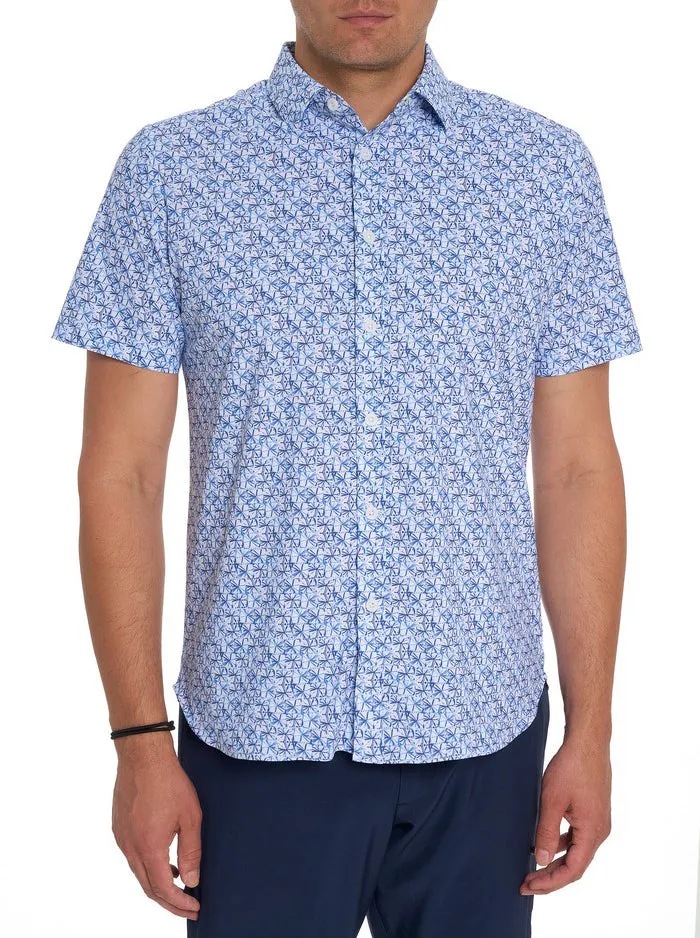 Men Robert Graham Button Down Shirts SHIELDS PERFORMANCE SHORT SLEEVE KNIT SHIRT MULTI Men Robert Graham Button Down Shirts SHIELDS PERFORMANCE SHORT SLEEVE KNIT SHIRT MULTI