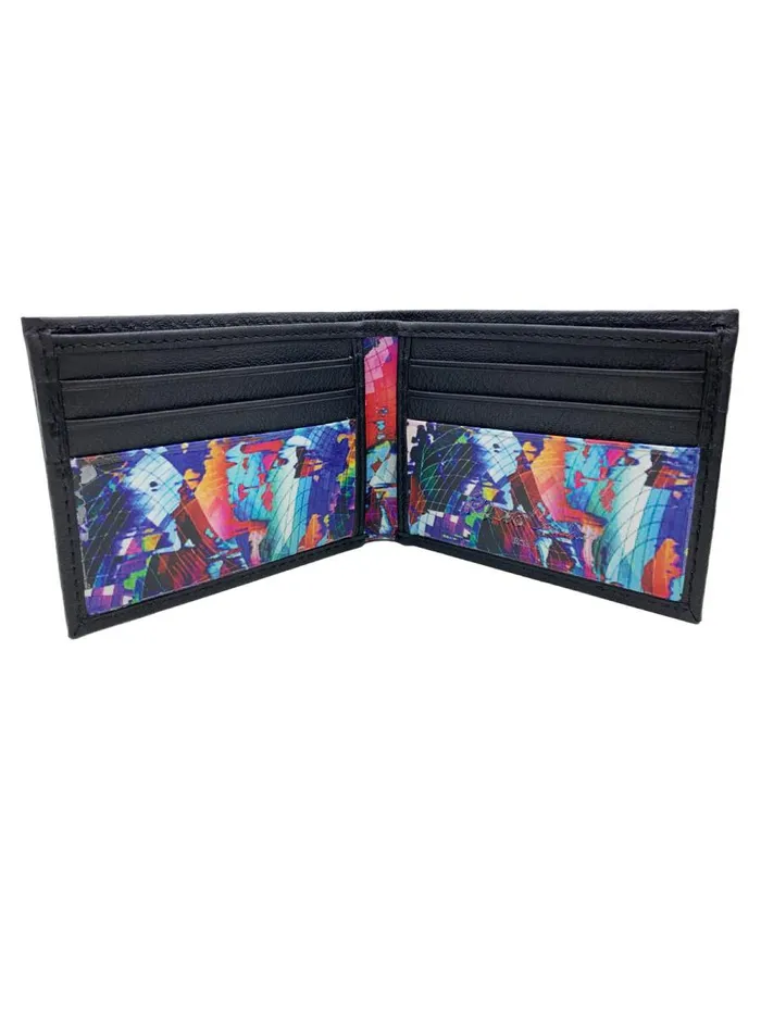 Men Robert Graham Leather Accessories MANTINIA SLIMFOLD WALLET BLACK