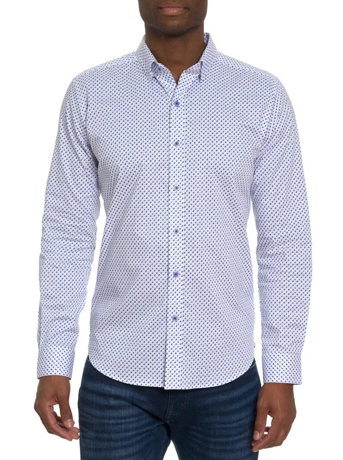 Men Robert Graham Long Sleeve Button Down Shirts APONTE LONG SLEEVE BUTTON DOWN SHIRT BLUE Men Robert Graham Long Sleeve Button Down Shirts APONTE LONG SLEEVE BUTTON DOWN SHIRT BLUE