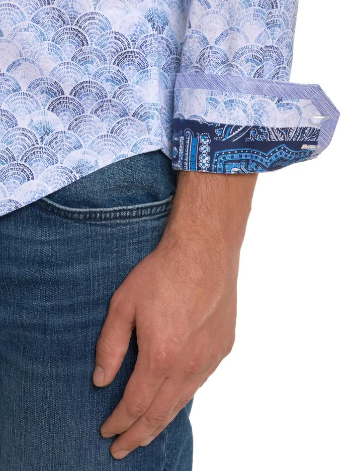 Men Robert Graham Long Sleeve Button Down Shirts SEAPORT LONG SLEEVE BUTTON DOWN SHIRT MULTI
