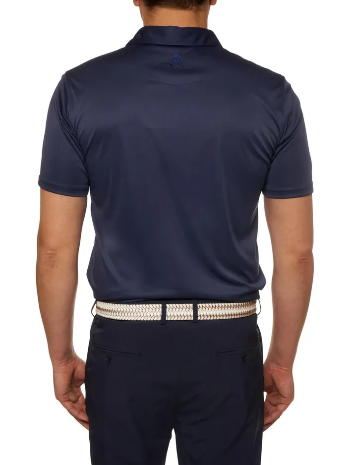Men Robert Graham Polos and TShirts AXELSEN PERFORMANCE POLO NAVY