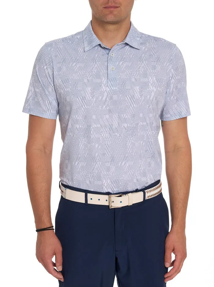 Men Robert Graham Polos and TShirts BEAUFORD PERFORMANCE POLO WHITE