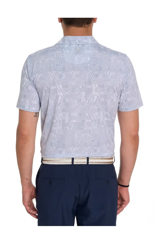 Men Robert Graham Polos and TShirts BEAUFORD PERFORMANCE POLO WHITE