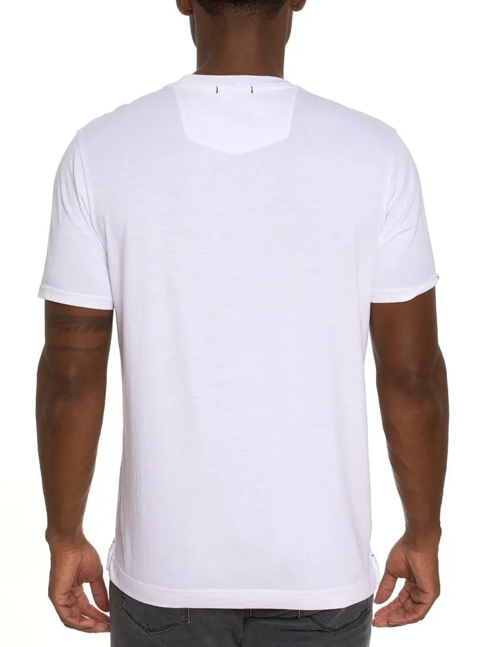 Men Robert Graham Polos and TShirts BOOM BOX SPLASH GRAPHIC TSHIRT WHITE