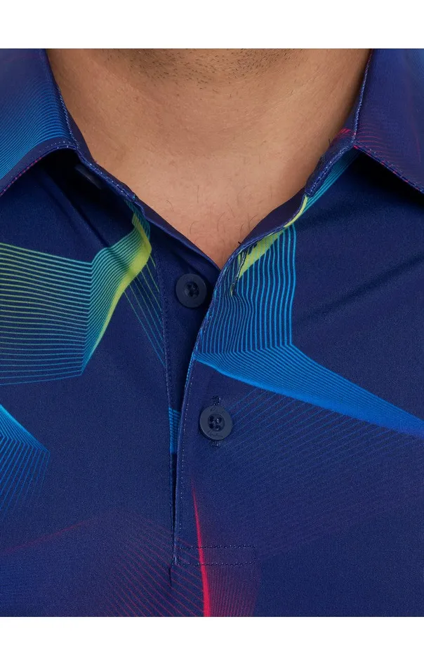 Men Robert Graham Polos and TShirts GEO STAR PERFORMANCE POLO MULTI