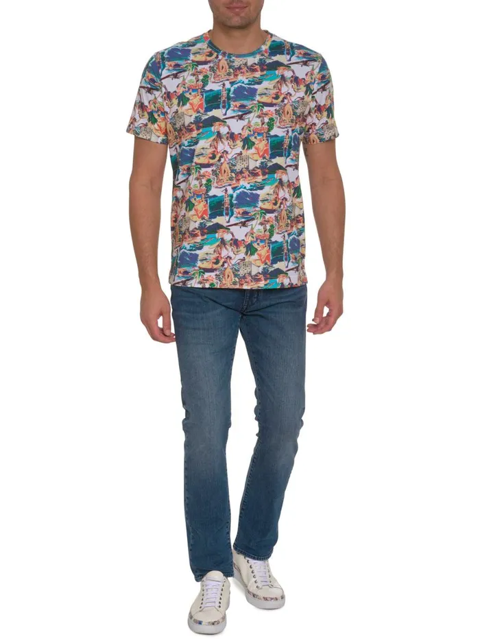 Men Robert Graham Polos and TShirts HAWAIIAN SUMMER GRAPHIC TSHIRT MULTI