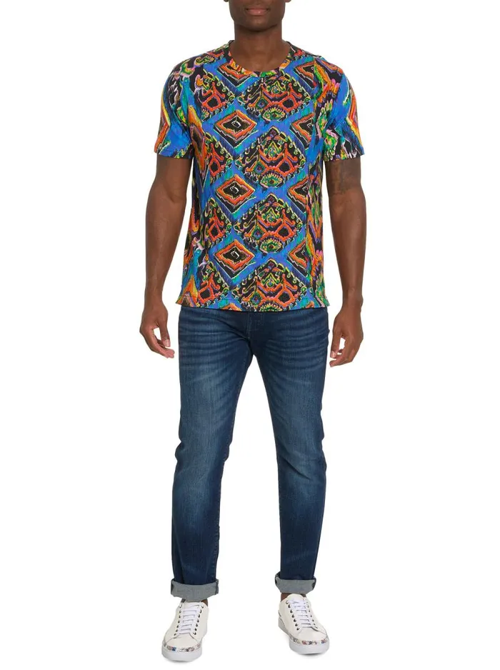 Men Robert Graham Polos and TShirts LIMITED EDITION ALIEN MASK TSHIRT MULTI