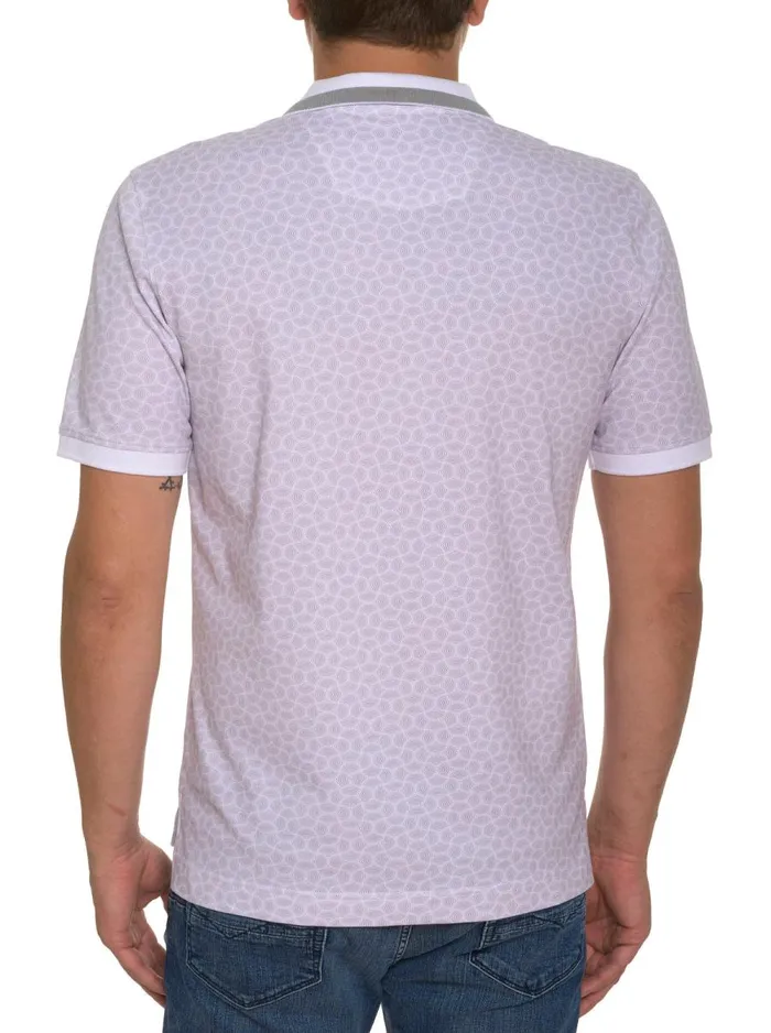 Men Robert Graham Polos and TShirts SHEEN POLO WHITE