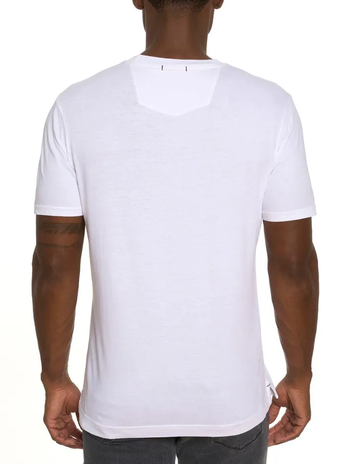 Men Robert Graham Polos and TShirts WHISKEY DOG TSHIRT WHITE