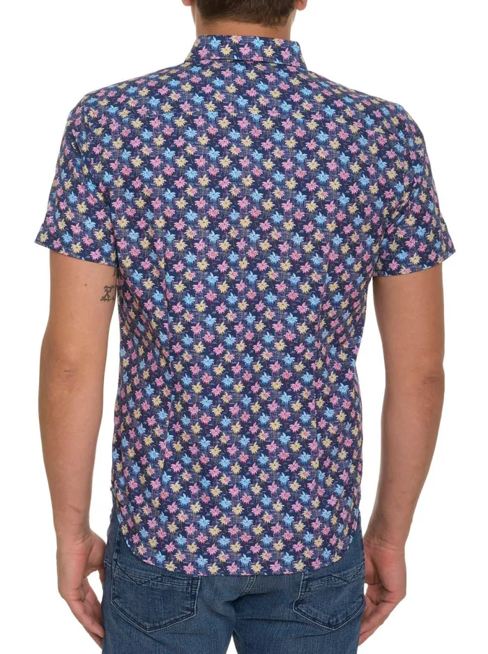 Men Robert Graham Short Sleeve Button Down Shirts CLYFORD SHORT SLEEVE BUTTON DOWN SHIRT MULTI