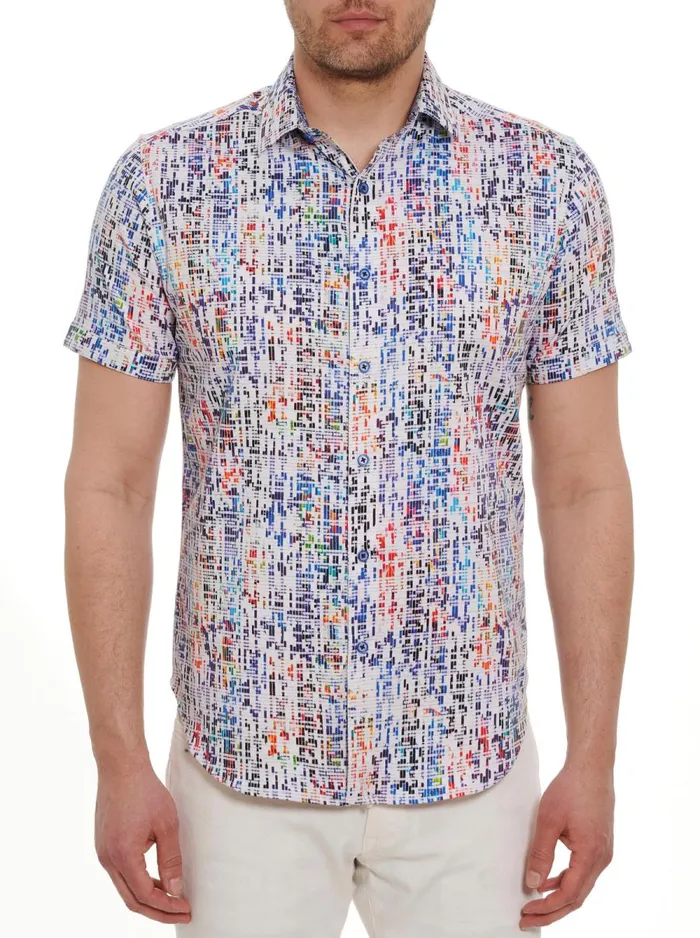Men Robert Graham Short Sleeve Button Down Shirts DNA SHORT SLEEVE BUTTON DOWN SHIRT MULTI Men Robert Graham Short Sleeve Button Down Shirts DNA SHORT SLEEVE BUTTON DOWN SHIRT MULTI