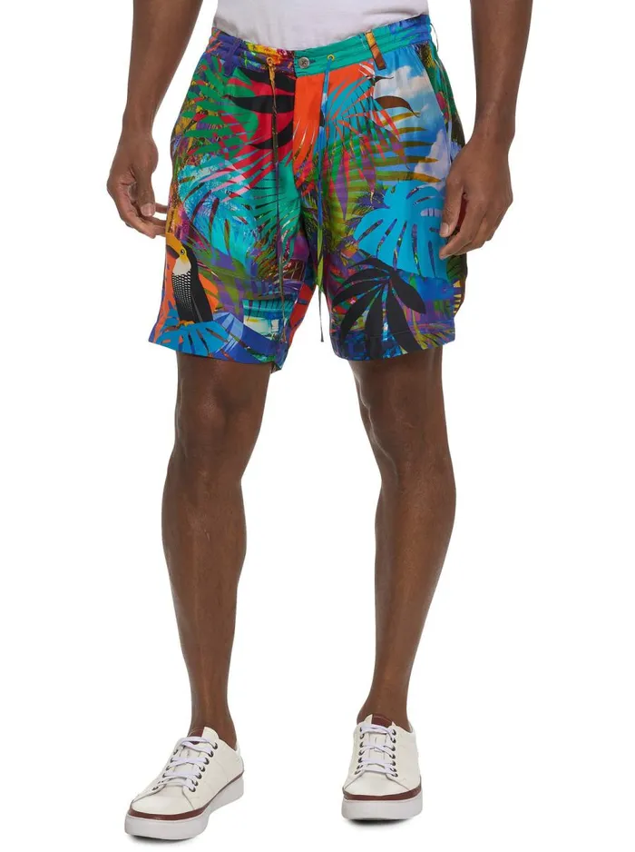 Men Robert Graham Shorts and Swim LIMITED EDITION THE TOUCAN MIX SHORT MULTI