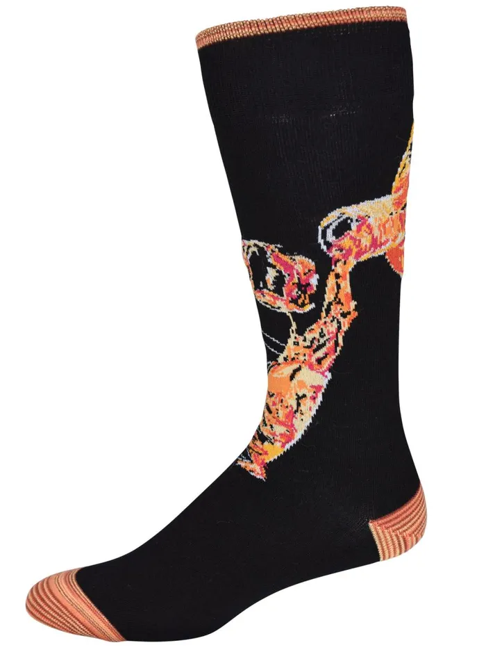 Men Robert Graham Socks FAWCETT SOCKS BLACK