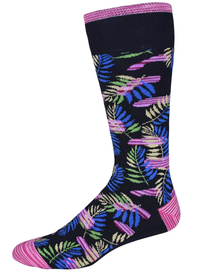 Men Robert Graham Socks SHERRY SOCKS NAVY
